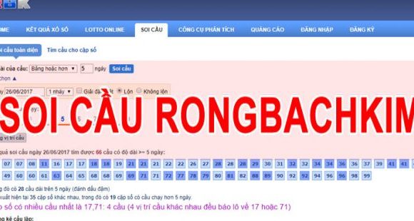 soi cầu lô kép Rồng Bạch Kim siêu chuẩn